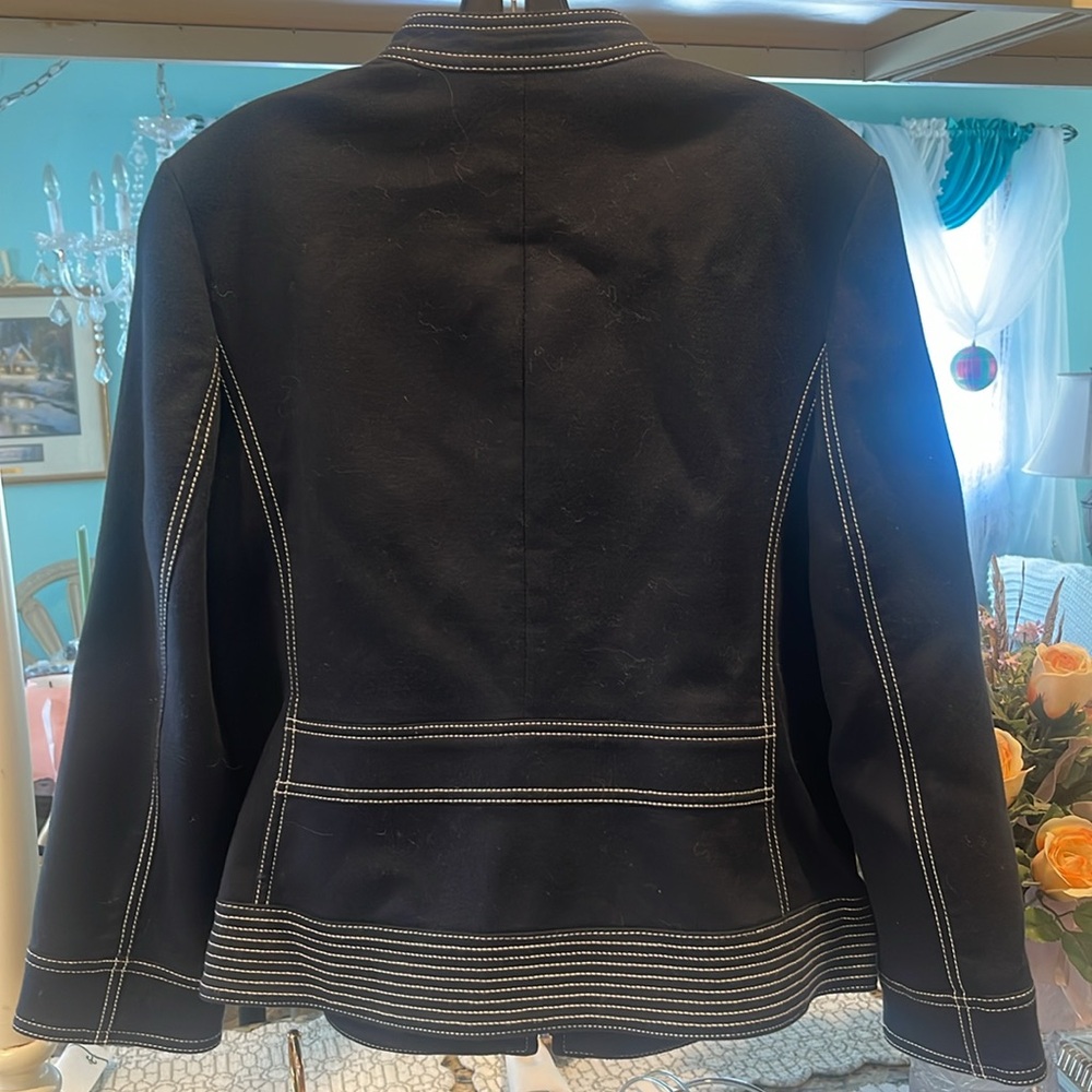 Ann Taylor Jacket Blazer Quilted Patch Pockets - image 4